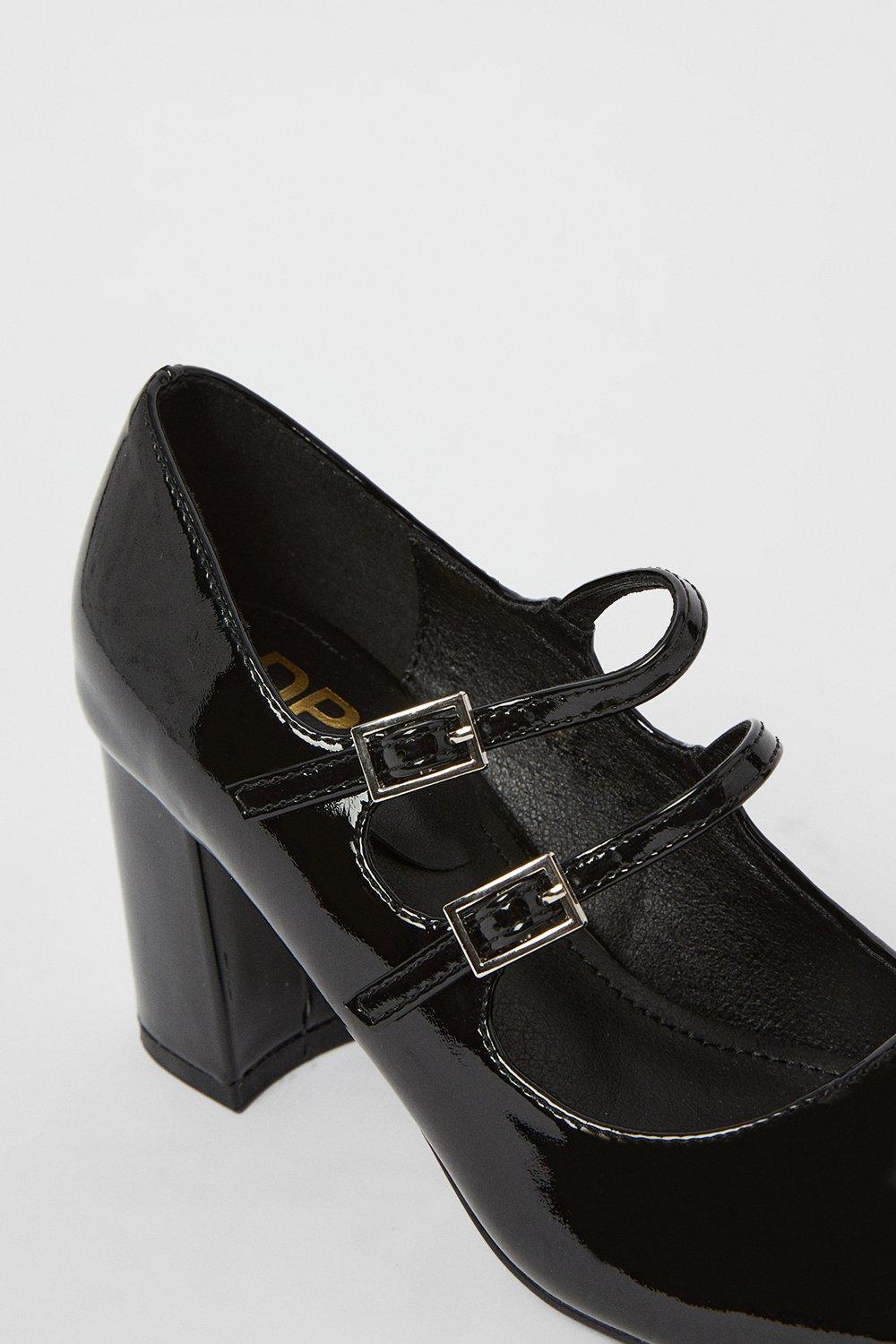 Dorothy perkins store black patent shoes